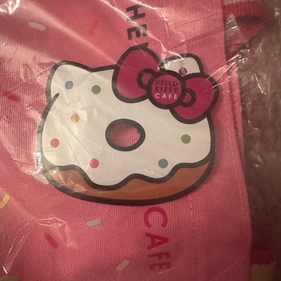 NWT Hello Kitty Cafe Pink Tote Bag - Picture 3 of 4